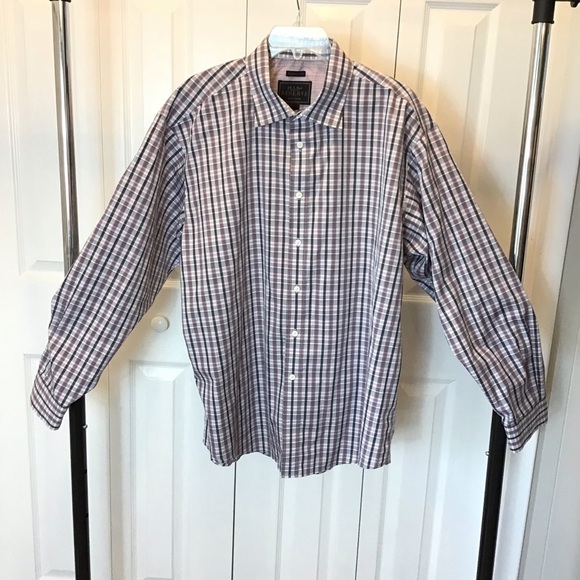 Jos A Bank Reserve Collection Mens Traditional Fit Button Down Shirt Size XL - Picture 3 of 10